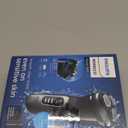 Philips Norelco Shaver 3900 Series, Wet and Dry Electric Shaver, P-Cap, Travel Pouch, Charging Stand, Storm Blue, Model S3341/92 (Silver New)