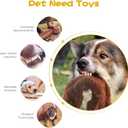 Dog Squeak Toys, No Stuffing Plush Dogs Chew Toy Bundle for Small Medium Large Breed Chewer Tough Durable Squeaky Pet Fetch Puppy Teething Chewing Interactive to Keep Them Busy Best Birthday Gift