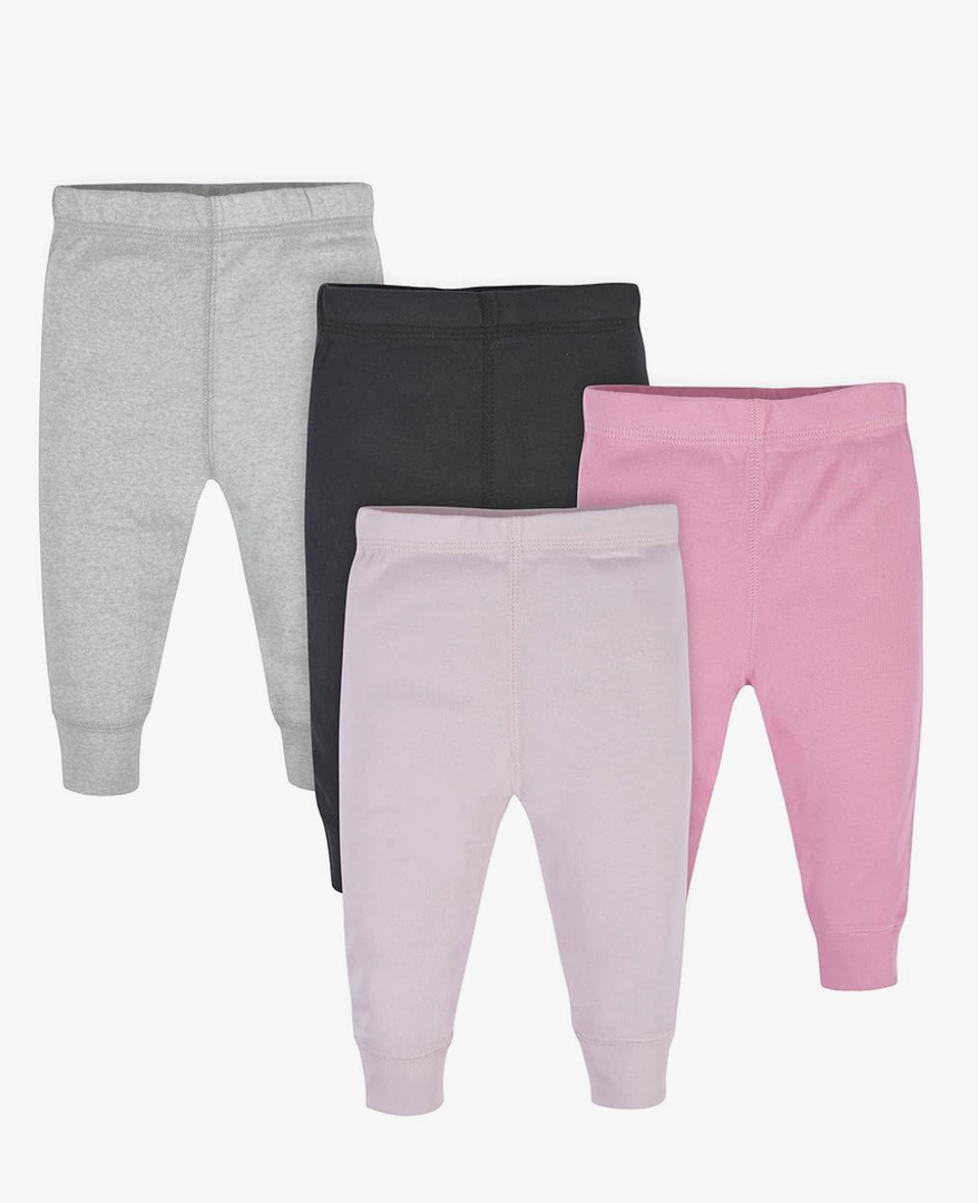 Gerber Baby Girls' Multi-Pack Active Pants Set, 24 Months