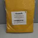 Ahomuily Rectangle Linen Textured Tablecloth Waterproof and Wrinkle Free Farmhouse Table Cloth Stain Resistant Decorative Fabric Table Cover for Dining/Indoor/Outdoor (Gold 52 x 70 Inch)