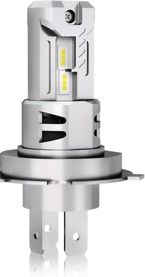 H4 Bulb, 1:1 Real Size 40000LM H4/9003/HB2 Light Bulbs, 1000% Super Bright 6500K Cool White with Fan, Fog Lights Bulb, Pack of 1