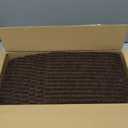 Stair Treads Non-Slip 16 Pack 8"x30" - Carpet Stair Runner for Indoor Wooden Steps with TPE Backing & Anti-Skid Surface, Reusable Adhesive Safety Rug for Kids/Elder/Pet-Friendly - Brown