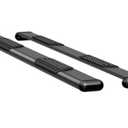 LUVERNE 584088-571117 O-Mega II 85-Inch Black Aluminum Wheel to Wheel Side Steps, Select Chevrolet Silverado, GMC Sierra 1500, 2500, 3500 HD