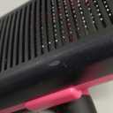 Self-Cleaning Pet Grooming Brush - Skin-Friendly Deshedding Tool for Dogs & Cats in Pink, Removes Loose Hair and Tangles