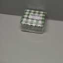 Green Gingham Napkins Disposable Cocktail: 120PCS Checkered Square Paper 9.8x9.8 Inch For Table Decorations & Dinner Party