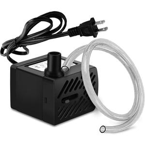 PULACO 50GPH 3W Mini Submersible Water Pump for Aquariums, Fish Tank, Pond, Fountain, Hydroponics