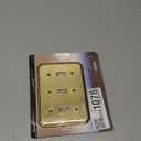 'Italia' Solid Cast Brass, Triple Toggle Wallplate, upgrade, renew, refresh!