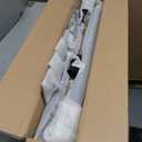 Willstar 6FT Industrial Staircase Handrail Non-Slip Pipe Bar Foot Rail Wall Mount Stair Rail Vintage Grab Bar for Steps Black Iron Pipe Handrail for Outdoor Indoor Stairs Loft Porch Hand Rail (6ft)