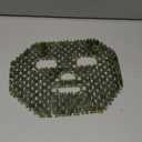 Patelai Jade Facial Mask, Jade Sleep Natural Stone Green Facial Cooling Mask, Beauty Skincare Massage Tools for Alleviate Puffiness Face Massage Puffy Eyes Dark Circles