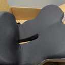 Truck Driver Seat Cushion, Memory Foam L-Shaped Ergonomic Cushion for Office Chairs, Comfort & Support for Long Sitting