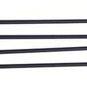 GERZWY Swivel Towel Bar SUS 304 Stainless Steel 4-Arm Bathroom Swing Hanger Towel Rack Holder Storage Organizer Space Saving Wall Mount Matte Black HYG04-BK