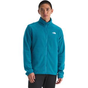 The North Face Men's Glacier Fleece Jacket - Soft Fleece Zip Up Jacket, Zip Pockets, Reinforced Binding, Dusk Blue, XX-Large