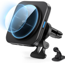 ESR for MagSafe Car Mount Charger,15W Magnetic Wireless Car Charger, for MagSafe Car Charging, Air Vent Dashboard Phone Holder Mount for iPhone Air 17 Pro Max 16 15 14 13 12, Galaxy S25, Fast Charging
