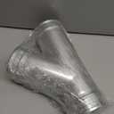 Tatuo 4'' Duct Splitter 3 Way Hose Connector Metal 45 Degree Y Shaped 4 Inch Duct Connector for Exhaust Fan Dryer Vent Hose Split Ventilation Intake Outlet Kitchen and Bathroom Applications