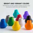 TECBEARS PETG Filament 1.75mm 4KG, 3D Printer Filament Bundle PETG, 4 * 1KG(1320M) Filament High Precision, Dimensional Accuracy 0.02mm,Transparent with 3 Spools of Transparent Blue/Red/Green