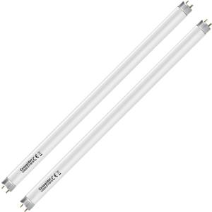 Hypool 2-Pack UVB Reptile Light 10.0 Bulb 15W 18inch T8 Fluorescent Desert Lamp UVA for Bearded Dragon Tortoise Reptile & Amphibian (15W 18inch 10.0 Bulb G13) (White)