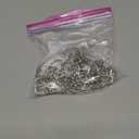 Bathroom Double Window Treatments Glide Stainless Steel Sliding Shower Curtain Rings Window Treatment Sets Hooks, 12 PCS