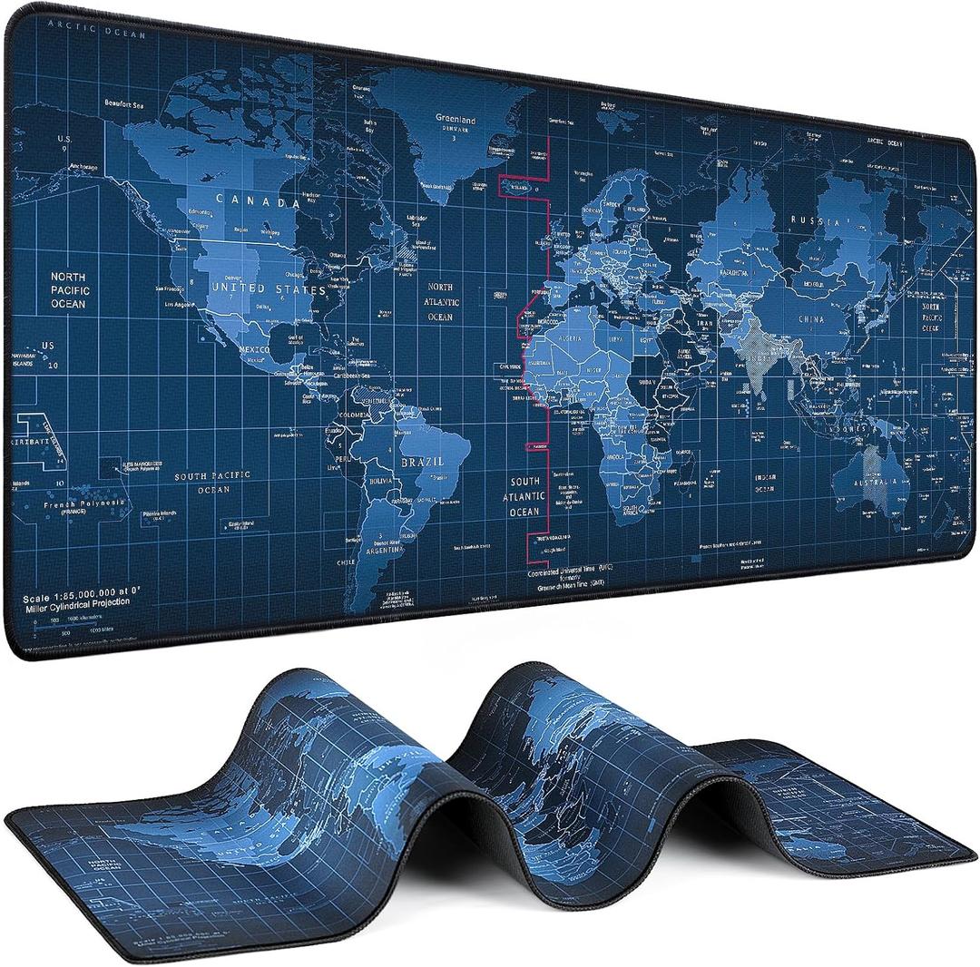 Mouse Pad Gaming - Desk Mat for Keyboard and Mouse - Large Mouse Pads for Desk, Gaming Mousepad with Non-Slip Base, Desks Pad (31.5" X 11.8") for Game, Office and Home, 31.5L x 11.8W inches