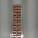 BTArtbox Almond Nail Tips Short  Soft Gel Press on Nails Short Natural XCOATTIPS with Tip Primer Cover, Stronger Adhesion Soak Off Almond Fake Nails for Easy DIY Nail Art