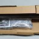 Ivilon Drapery Window Curtain Rod - End Cap Style Design 1 Inch Pole. 48 to 86 Inch Color Black