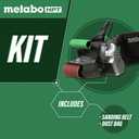 Metabo HPT Belt Sander | 3 x 21 Inch | For Woodworking | Variable Speed | 9.0 Amp Motor | Soft Grip | SB8V2