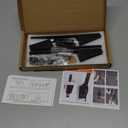 4Pack Metal Wall Hooks, Minimalist Coat Hooks Matte Black Simple Modern Easy Install Wall Mount Heavy Duty Aluminum Mid Century Entryway Bathroom, for Hanging Hat Purses Backpack Towel