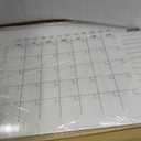 Clear Acrylic Calendar Dry Erase for Wall, Family Planner, Monthly Calendar Dry Erase Whiteboard for Home, Office, 24" x 16" Reusable White BoardYL-4060