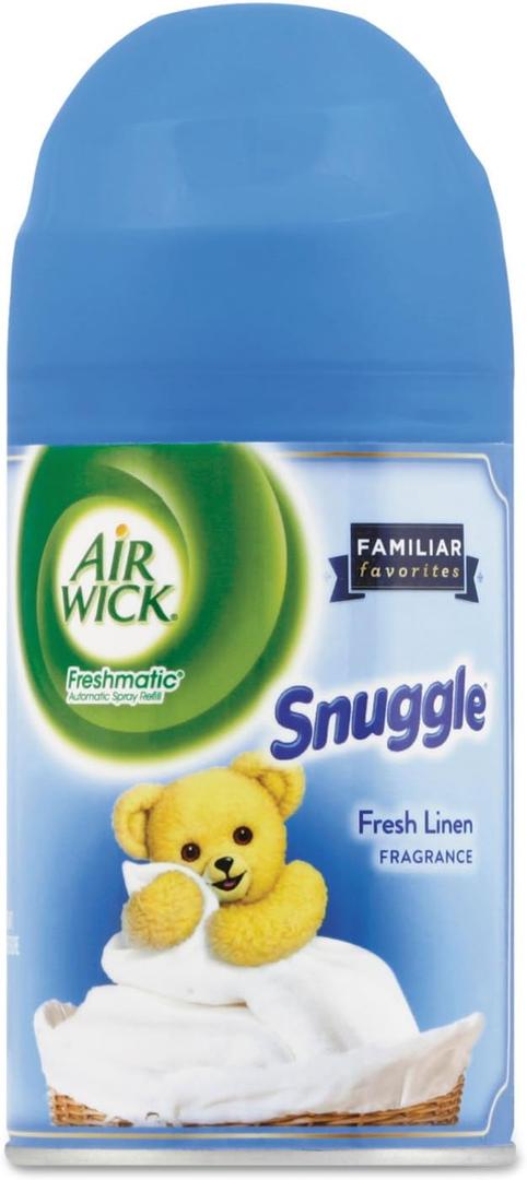 Air Wick Freshmatic Automatic Spray Air Freshener, Cool Linen and White Lilac Scent, 1 Refill, 6.17 Ounce