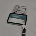 5X Magnifying Glass with Light, Lightweight Full Page Magnifier for Reading, Large Lighted Magnifier with 48 LED Light and Anti-Glare Lens, Ideal Gift for Seniors, Macular Degeneration, Low Visions