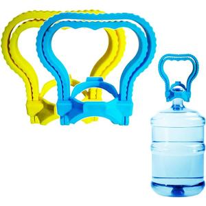 Water Bottle Holder 2 Pack, 5 Gallon Water Bottle Handle, Water Jug Caps Carrier Lift Labor Energy Saving Ergonomic Grip Handle Carrier, Non-Slip Holder Lifter Heavy Duty Clip