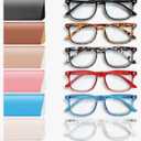 NOVIVON 6 Pack Reading Glasses for Women, Reading glasses men, Blue Light Blocking Readers, Computer eye glasses, Cheaters +1.25