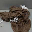 Leather Look Couch Cushion Covers Sofa Seat Slipcovers Sets Couches Furniture Protector for Sectional Armchair Loveseat Pets Kids Stretch Spandex Fabric (3 Cushion Sofa, Brown)