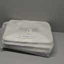 DECOMOMO Storage Bins, Large Fabric Storage Baskets for Shelves, Decorative Linen Closet Organizer, 15 x 11 x 9.5 inches (Grey & White, 4 Pack)