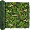 TTTM Artificial Greenery Hedge Panel Wall Decor: 96"X120" (80 SQFT)
UV-Anti, Faux Boxwood Fence, Fake Plant Background Covering, Privacy Screen Used in Outdoor Indoor Patio, Wedding Backdrop