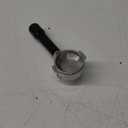 58mm Portafilter Double Spout Compatible with E61 Group Head, 2 ears 58mm Portafilter with Filter Basket and ABS Handle