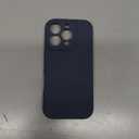 Vooii Compatible with iPhone 16 Pro Case, Liquid Silicone Upgrade [Camera Protection] [Soft Anti-Scratch Microfiber Lining] Shockproof Phone Case for iPhone 16 Pro 6.3 inch - Navy Blue