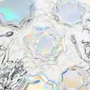 Sparkle and Bash 72 Pack Holographic Octagon Shaped Party Plates in 3 Sizes (72 Pack)