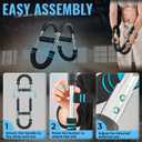 Twister Arm Trainer with Adjustable Arm Chest Exerciser for Enhance Upper Body Muscle Detachable Power Twister Chest Expander Exerciser for Men and Women Home Fitness Equipment