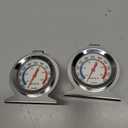 Oven Thermometer 2 Pack 50-300C/100-600F, Oven Grill Fry Chef Smoker Thermometer Instant Read Stainless Steel Thermometer Kitchen Cooking Thermometer
