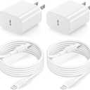 iPad Fast Charger, 2-Pack Apple Certified 20W USB C Fast Wall Charger Block with 6.6FT USB C to Lightning Cable for iPad 9th/8th/7th/6th/5th Generation, iPad Air 3/2, iPad mini 5/4/3, iPad Pro, iPhone