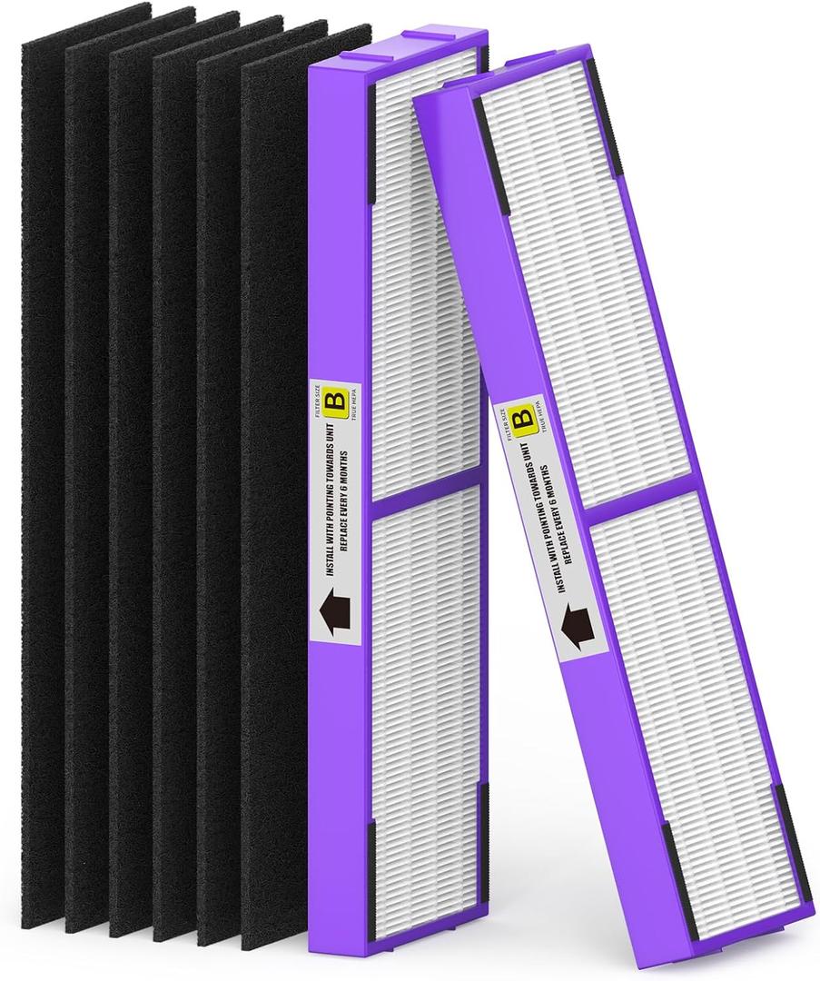 FLT4850PT Filter B Fresh Pet Replacement Compatible with Guardian Models AC4850, AC4825, AC4870, CDAP4500, AC4900, AC4300, AP2200, FLT4850PT, Violet, 2-Pack