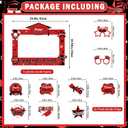 Red and Black Graduation Decorations 2026 With Light Balloon Boxes with Letters We Are So Proud Of You Banner Black and Red Graduation Decorations Class Of 2026 Decorations