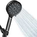 Cobbe Handheld Filtered Shower Head - Filters >99% Chlorine - Advanced 2.0 Carbon System - Water Softening Beads for Hard Water - Relieves Dry, Itchy Skin - Matte Black