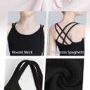 Daydance Toddler Kids Girls Camisole Leotards for Ballet, Double Breast Dance Bodysuit (4-5T)