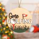 2 x Golf Lover Ornament, Golf Ornaments for Christmas Tree 2026, Christmas Ornaments 2026, Unique Ornament Gift for Men and Women, Holiday Tree Decorations for Sports Fans, Golfer Gift