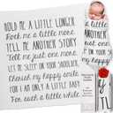 Ocean Drop Designs Muslin Swaddle Blankets - Baby Gifts for Boys & Girls - Gender Neutral Christian Newborn Gifts