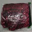 Metallic Velvet Christmas Tree Skirts Burgundy 46 Inches Sequence Sequin Soft Tree Mat Bronzing High-End Tree Skirt for Christmas Halloween New Year