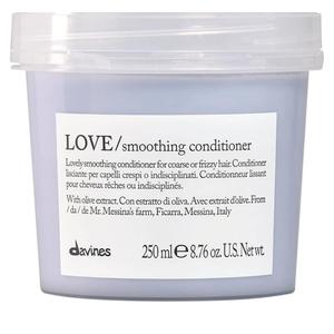 Davines LOVE Smoothing Conditioner, Smoothing Formula for Frizzy or Coarse Hair, Soften and Nourish, 8.45 Fl Oz (Pack of 1)