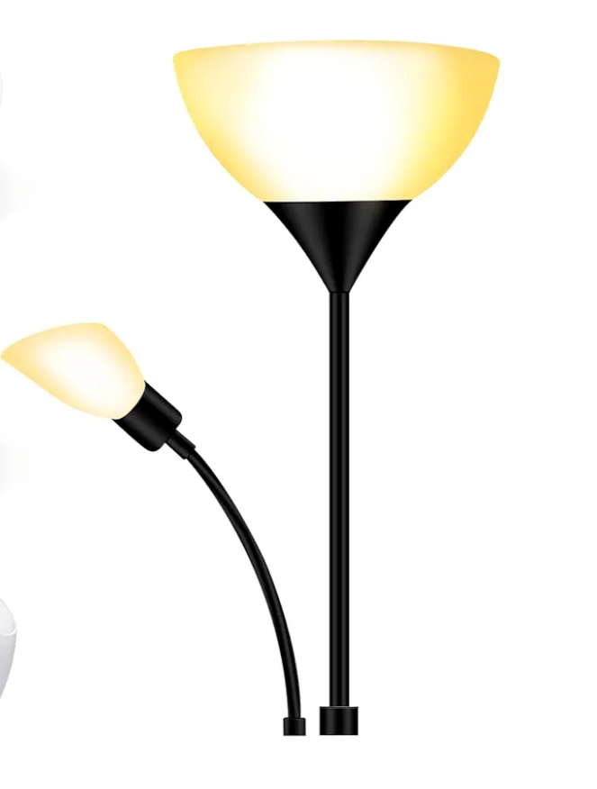 Replacement Lamp Shade 2 Pcs White Replacement Plastic Lampshade ql1 Pack 1.65" Fitter 10" Diameter Bowl Shape 1Pack 1.97" Bottom Size Horseshoe Shape for LED Torchiere Floor Lamps Upright
100+ bought in past month