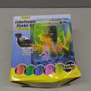 Tetra Bubbling LED Aquarium Kit 1 Gallon, Hexagon Shape, With Color-Changing Light Disc